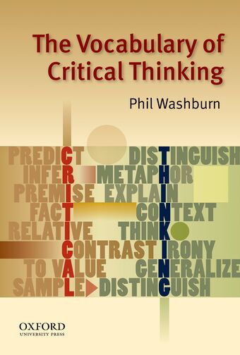 The Vocabulary of Critical Thinking book cover