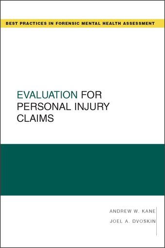 Evaluation for Personal Injury Claims book cover