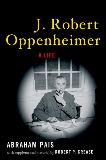 J. Robert Oppenheimer book cover
