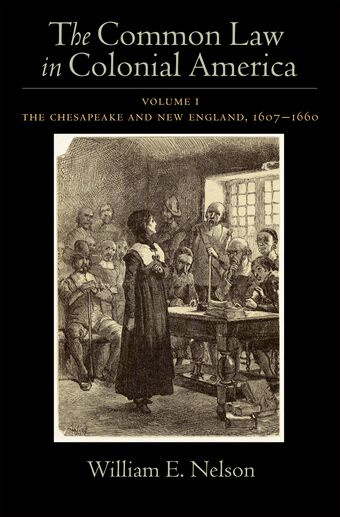 The Common Law of Colonial America: Volume I book cover