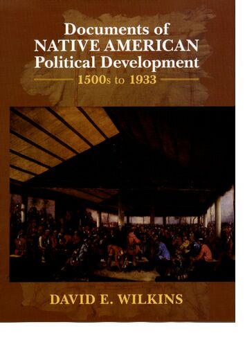 Documents of Native American Political Development book cover