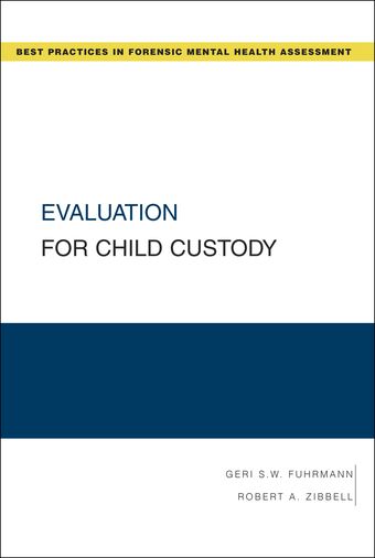 Evaluation for Child Custody book cover