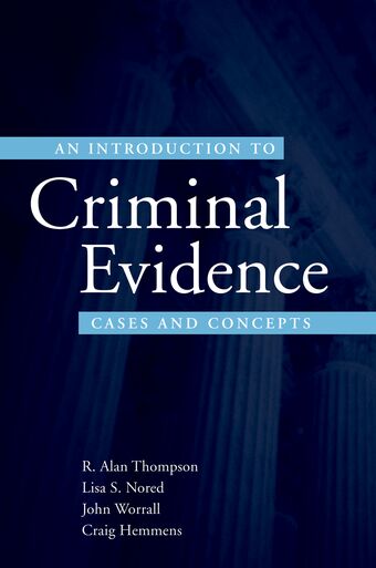 An Introduction to Criminal Evidence book cover