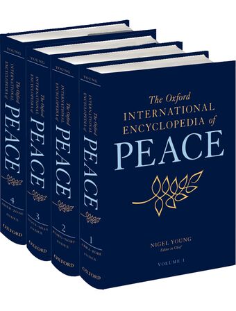 The Oxford International Encyclopedia of Peace book cover