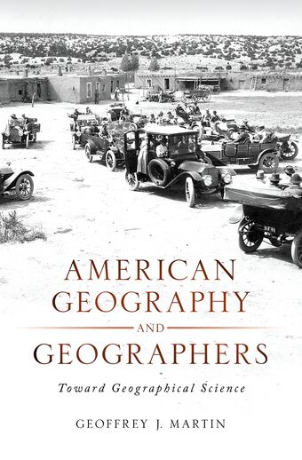 American Geography and Geographers book cover