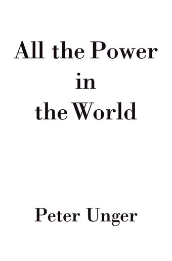 All the Power in the World book cover