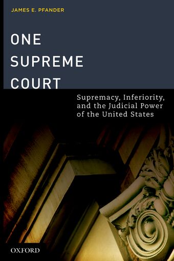 One Supreme Court book cover