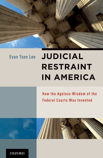 Judicial Restraint in America book cover