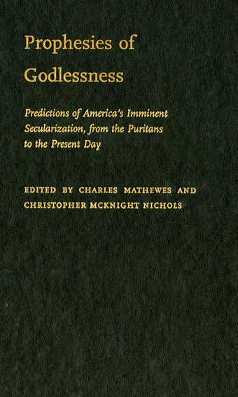 Prophesies of Godlessness book cover