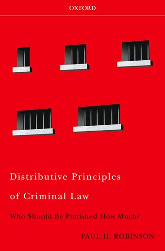 Distributive Principles of Criminal Law book cover