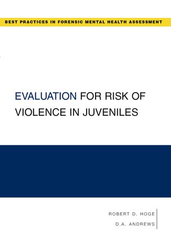 Evaluation for Risk of Violence in Juveniles book cover