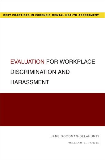 Evaluation for Workplace Discrimination and Harassment book cover