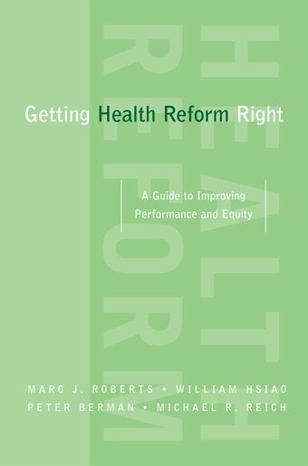 Getting Health Reform Right book cover