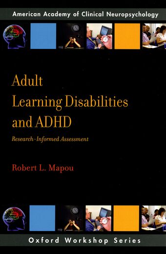 Adult Learning Disabilities and ADHD book cover
