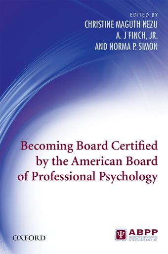 Becoming Board Certified by the American Board of Professional Psychology book cover
