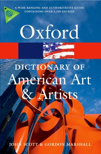 Oxford Dictionary of American Art and Artists book cover