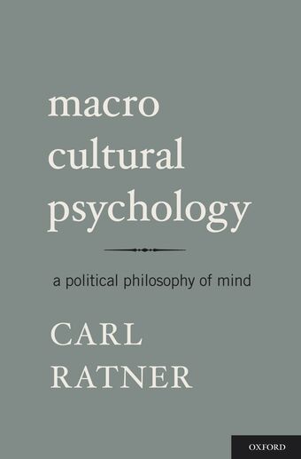 Macro Cultural Psychology book cover
