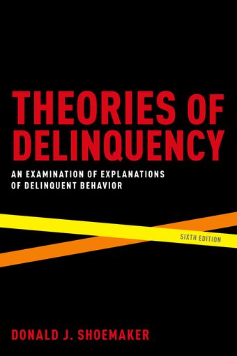 Theories of Delinquency book cover