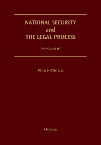 National Security and the Legal Process book cover