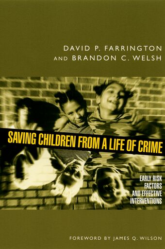 Saving Children from a Life of Crime book cover
