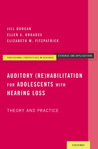 Auditory (Re)Habilitation for Adolescents with Hearing Loss book cover