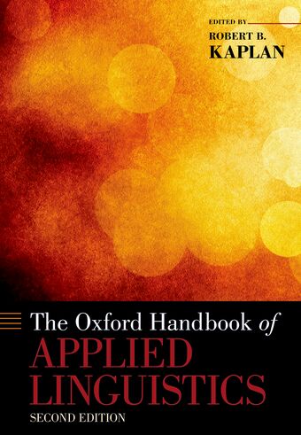 Oxford Handbook of Applied Linguistics book cover