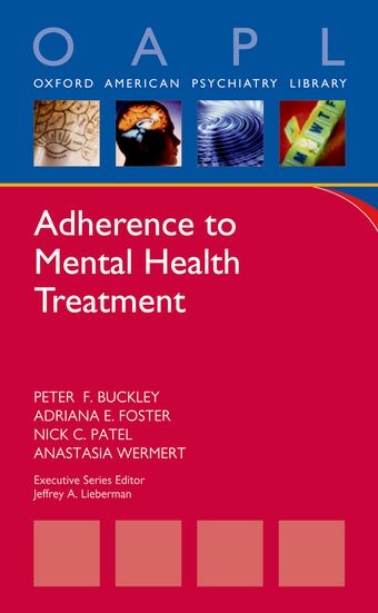 Adherence to Mental Health Treatment book cover