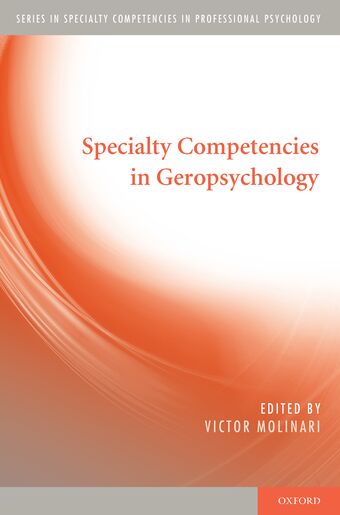 Specialty Competencies in Geropsychology book cover