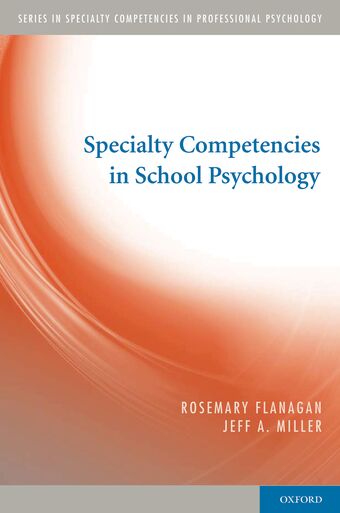 Specialty Competencies in School Psychology book cover