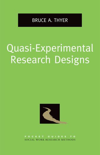 Quasi-Experimental Research Designs book cover
