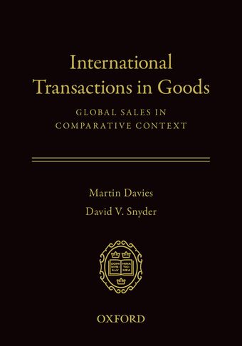 International Transactions in Goods book cover