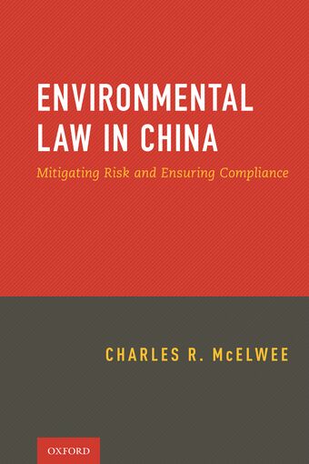 Environmental Law in China book cover