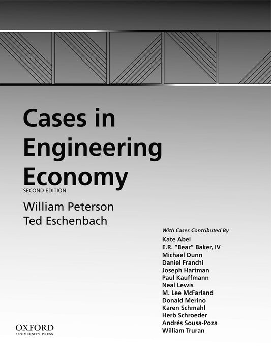 Cases in Engineering Economy book cover