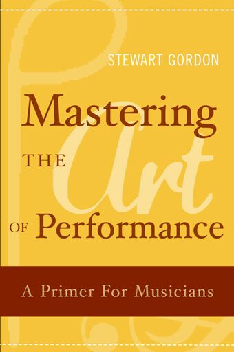 Mastering the Art of Performance book cover