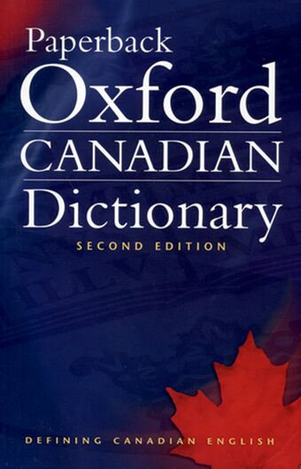 Paperback Oxford Canadian Dictionary book cover
