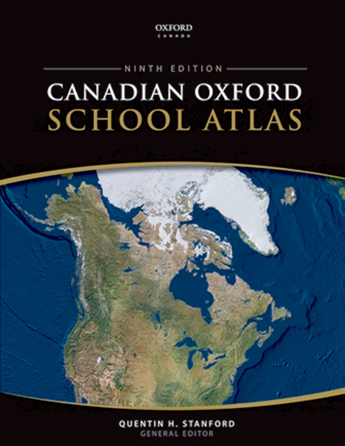 Canadian Oxford School Atlas book cover