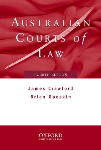 Australian Courts of Law book cover