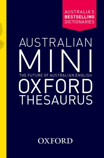 Australian Mini Oxford Thesaurus book cover
