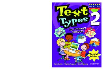 Text Types for Primary Schools Book 2 book cover