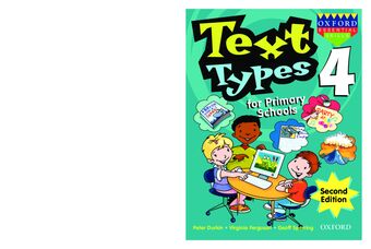 Text Types for Primary Schools Book 4 book cover