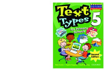 Text Types for Primary Schools Book 5 book cover