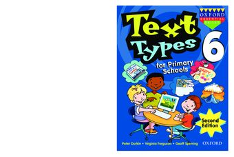 Text Types for Primary Schools Book 6 book cover