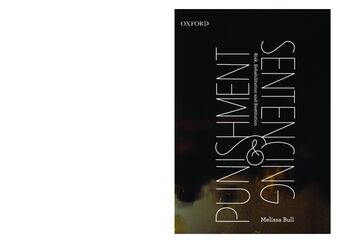 Punishment and Sentencing book cover