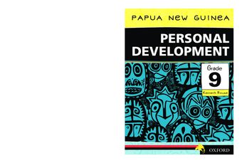 Papua New Guinea Personal Development Grade 9 book cover
