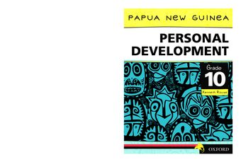 Papua New Guinea Personal Development Grade 10 book cover