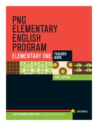 PNG Elementary English Program Teacher Book Elementary 1 book cover