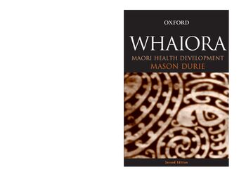 Whaiora book cover