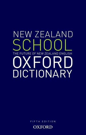 The New Zealand Oxford School Dictionary book cover