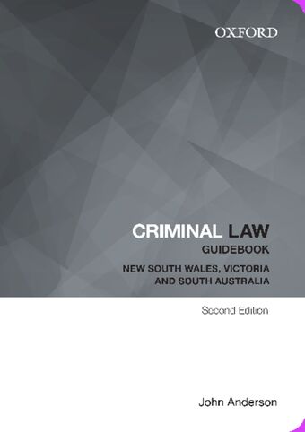 Criminal Law Guidebook book cover
