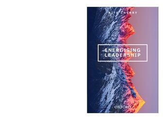 Energising Leadership book cover
